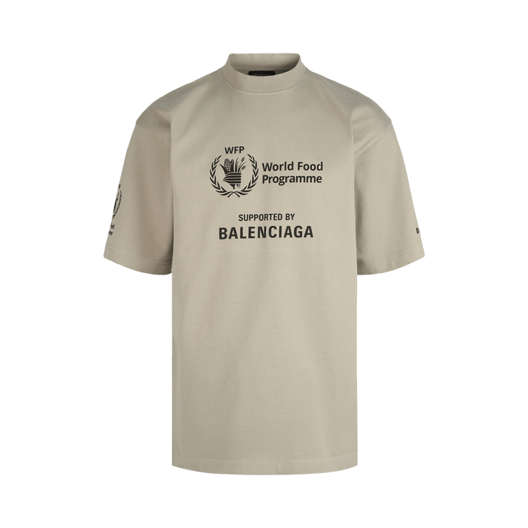 Balenciaga World Food Programme (Wfp) Medium Fit T-Shirt "Dust Black"