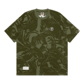AAPE Moonface Embroidered Camo Tee "Khaki/Multi"