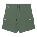 AAPE Moonface Drawstring Sweat Shorts "Khaki"