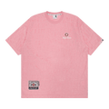 AAPE Moonface Patch Jacquard Terry Tee "Pink"