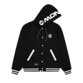 AAPE Now Moonface Zip Up Sweater "Black"