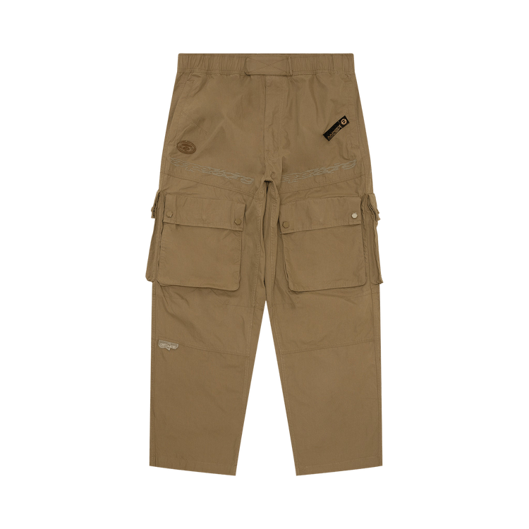 AAPE Moonface Logo Utility Cargo Pants "Beige"