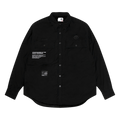AAPE Moonface Patch Shirt Jacket "Black"