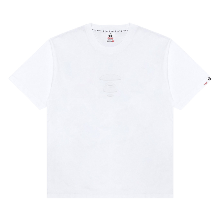 AAPE Unvs Moonface Tee "White"