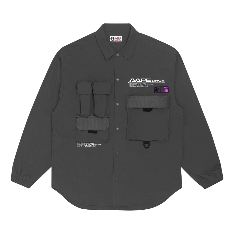AAPE Printed Shirt "Grey/Dark"