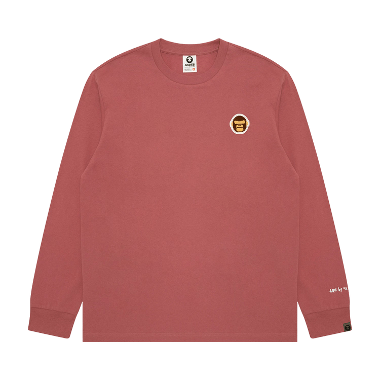 AAPE r Long Sleeve Tee "Red/Light"