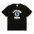 AAPE Moonface Logo Short Sleeve Tee "Black"