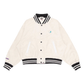 AAPE Moonface Embroidered Bomber Jacket "Ivory"