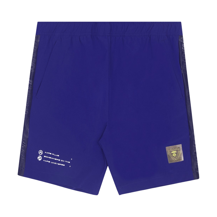 AAPE Moonface Track Shorts "Purple"