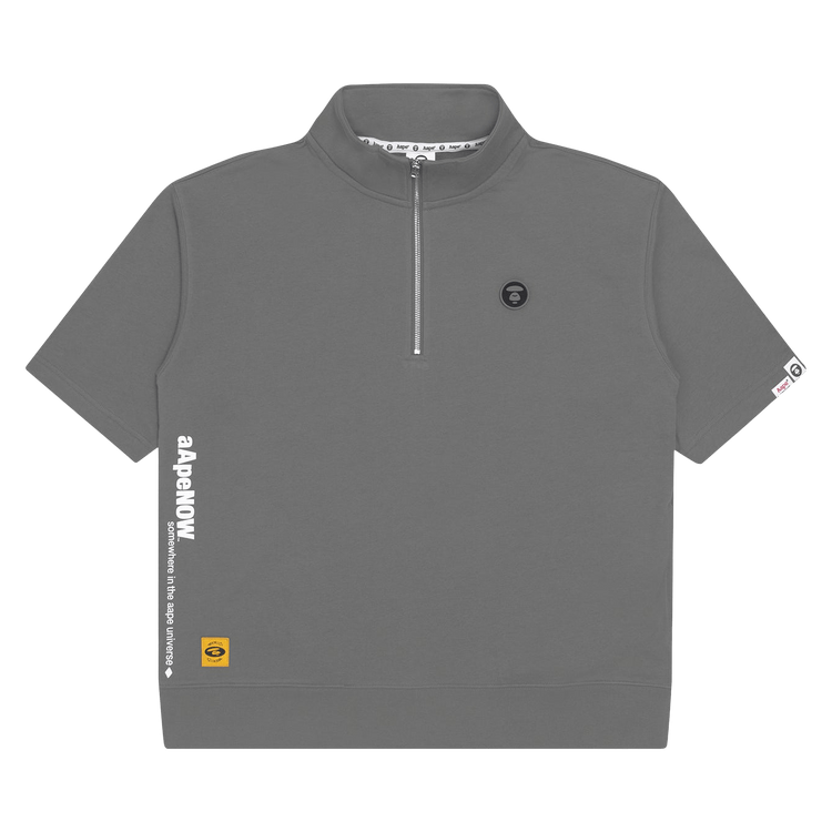 AAPE Half-Zip Sweatshirt "Grey/Light"