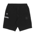 AAPE Moonface Patch Cargo Shorts "Black"