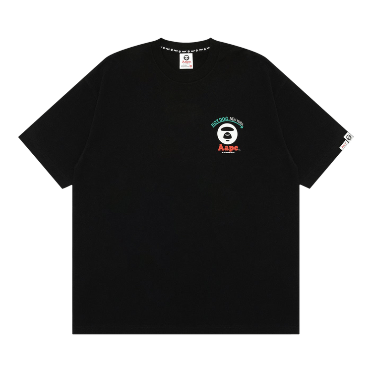 AAPE X Jun Oson Moonface Graphic Tee "Black"