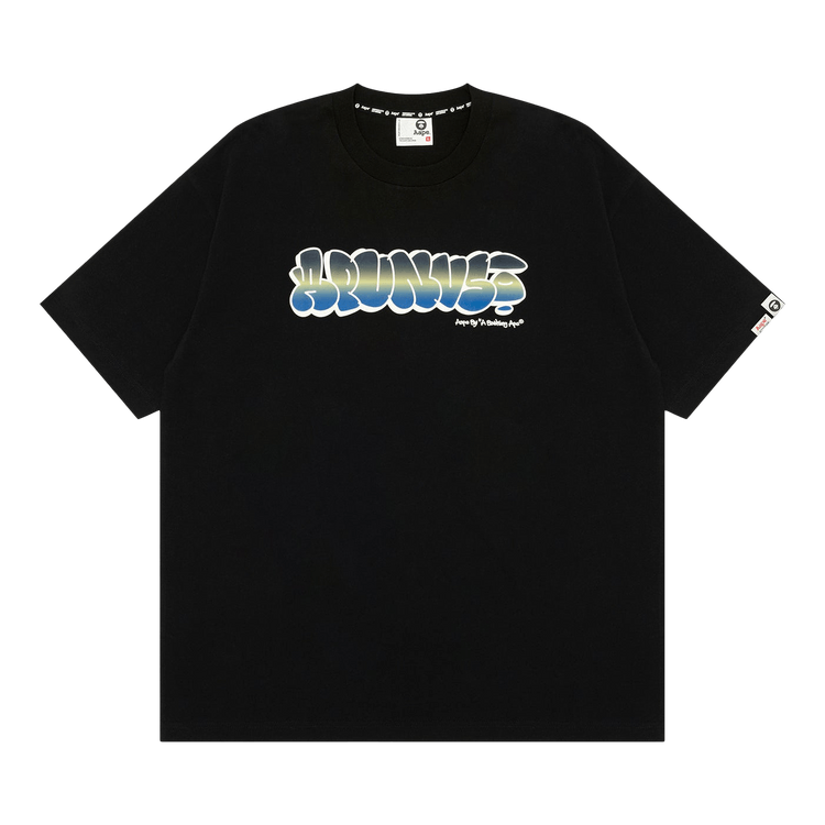 AAPE Unvs Crew Neck Tee "Black"