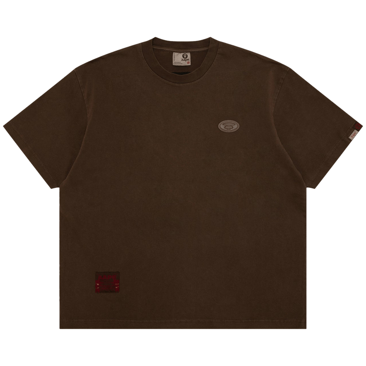 AAPE Heavy Washed Tee "Brown"