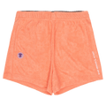 AAPE Moonface Patterned Textured Sweat Shorts "Orange"