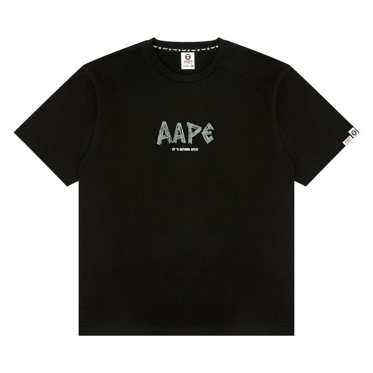 AAPE Logo Print Tee "Black"