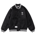 AAPE Moonface Patch Bomber Jacket "Black"