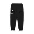 AAPE Moonface Patch Cargo Track Pants "Black"