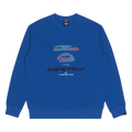 AAPE Moonface Gradient Graphic Sweatshirt "Blue"