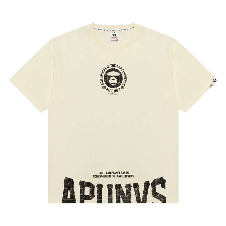 AAPE Unvs Tee "Ivory"