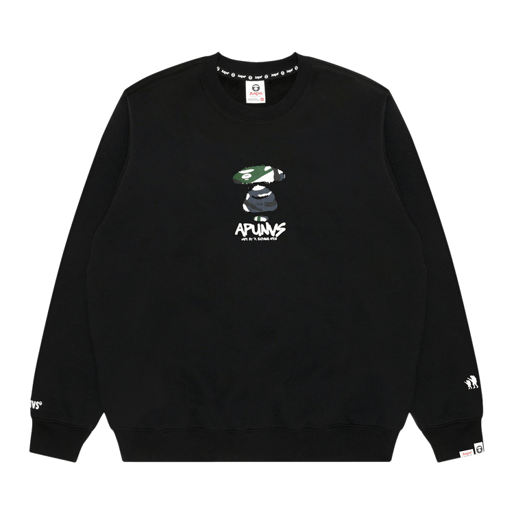 AAPE Unvs Graphic Sweatshirt "Black"