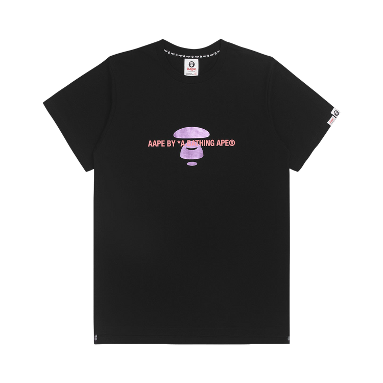 AAPE Moonface Printed Tee "Black"