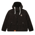 AAPE Moonface Logo Camo Hooded Puffer Jacket "Black"