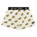 AAPE Graphic Print Boxer Shorts "Ivory/Yellow"
