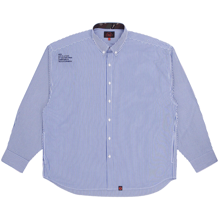 AAPE Stripe Shirt "Blue/White"