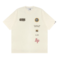 AAPE Unvs Embroidered Logo Tee "Ivory"