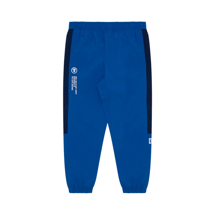 AAPE Moonface Panelled Track Pants "Blue/Dark"