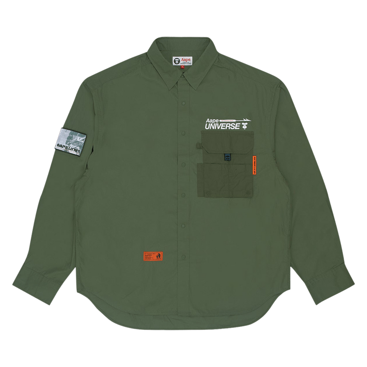 AAPE Chest Pocket Shirt "Khaki/Dark"