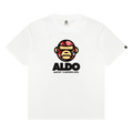 AAPE Aldo Graphic Tee "White"
