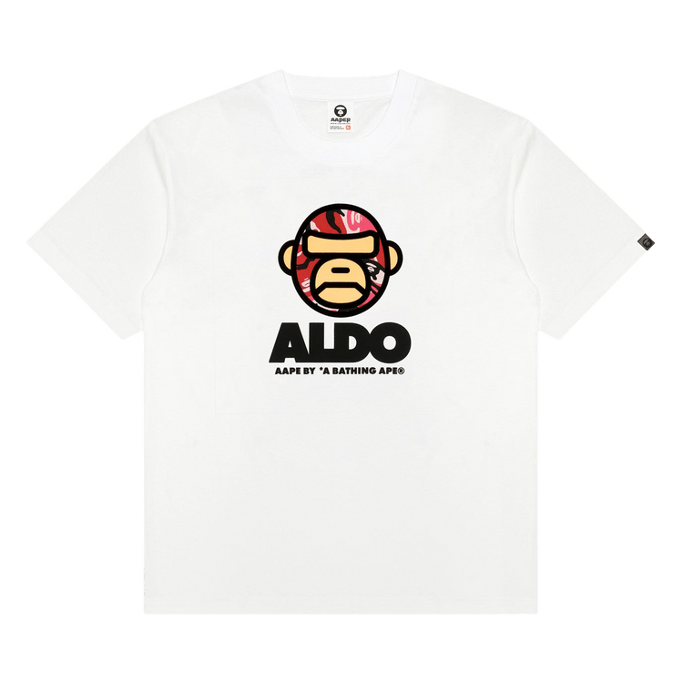 AAPE Aldo Graphic Tee "White"