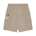 AAPE Moonface Patch Cargo Shorts "Beige/Grey"