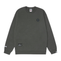 AAPE Moonface Patch Sweatshirt "Khaki/Grey"