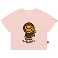 Baby Milo Store Milo Cropped Tee "Pink/Light"