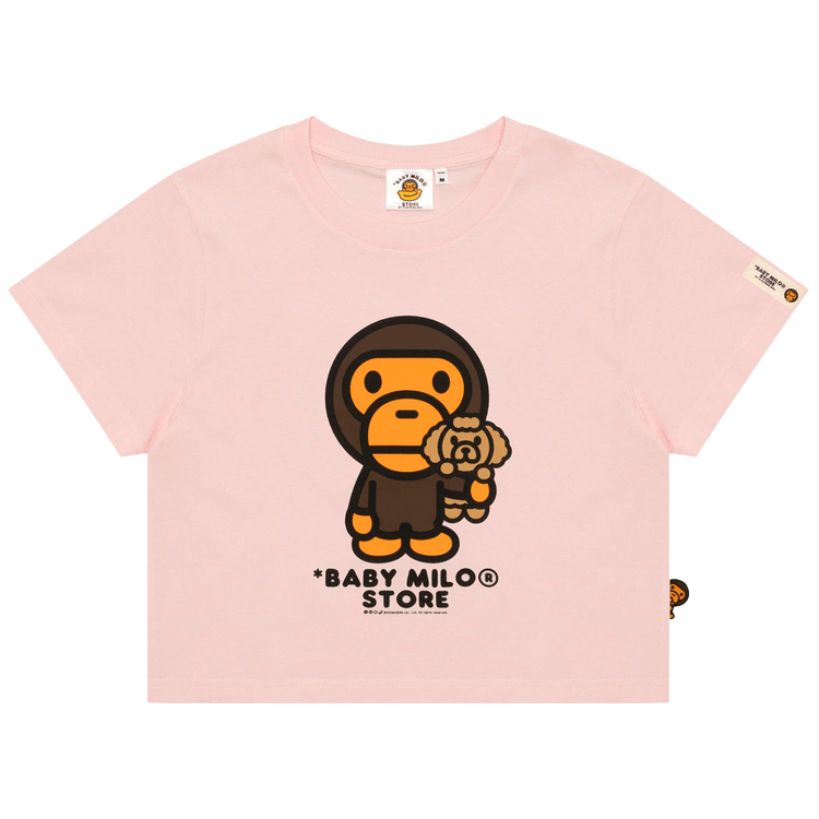 Baby Milo Store Milo Cropped Tee "Pink/Light"