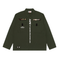 AAPE Logo Work Shirt "Khaki/Dark"