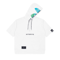 AAPE Half-Zip Hoodie "White"