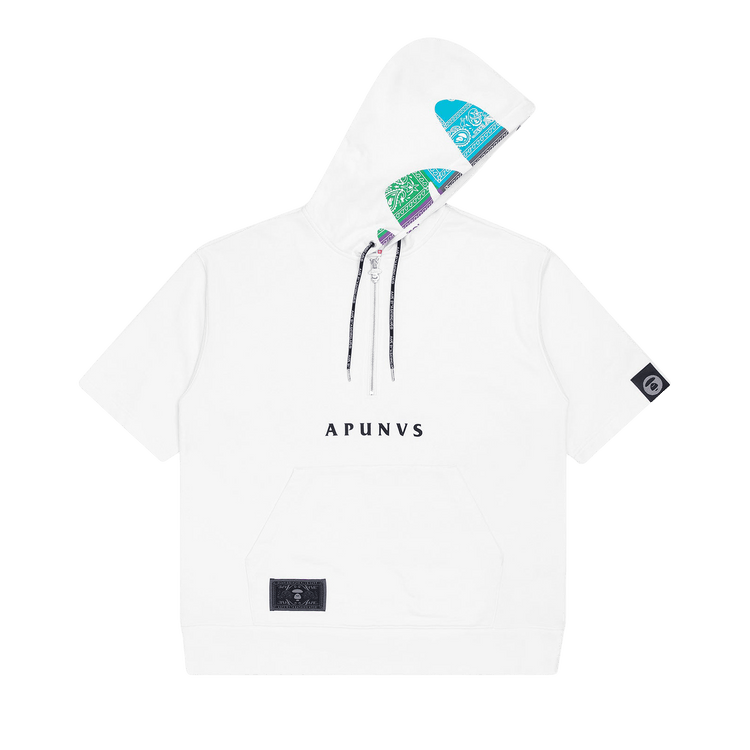 AAPE Half-Zip Hoodie "White"