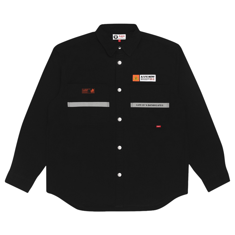 AAPE Logo Patch Shirt "Black"