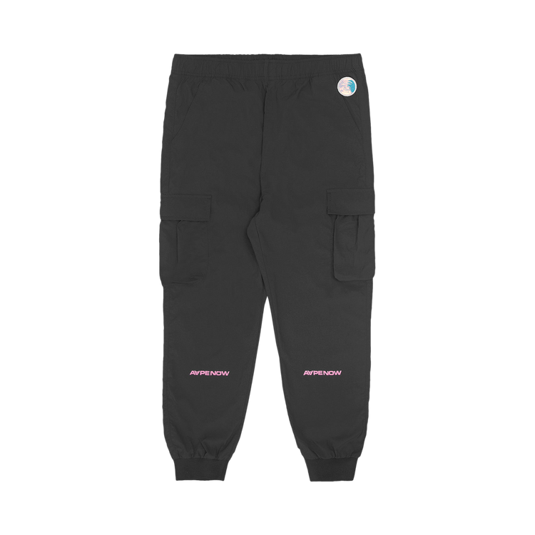 AAPE Moonface Cargo Track Pants "Grey/Dark"