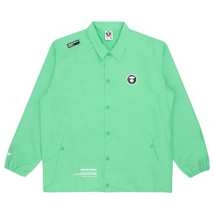 AAPE Moonface Coach Jacket "Green/Light"