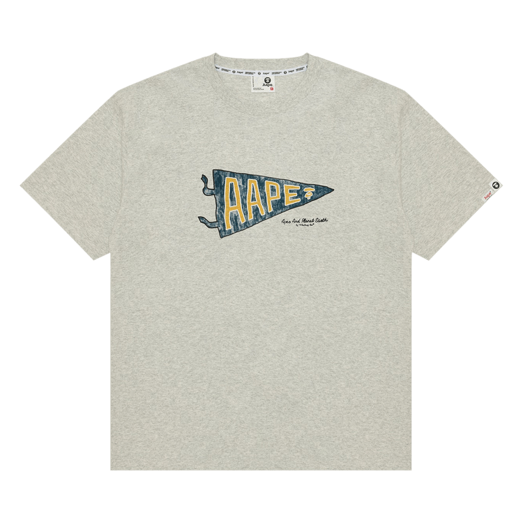 AAPE Logo Tee "White/Heather"