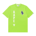 AAPE Moonface Graphic Tee "Green/Beige"