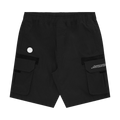 AAPE Moonface Cargo Track Shorts "Black"