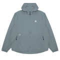 AAPE Now Moonface Logo Windbreaker Jacket "Grey/Blue"