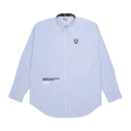 AAPE Button-Down Shirt "Blue/White"
