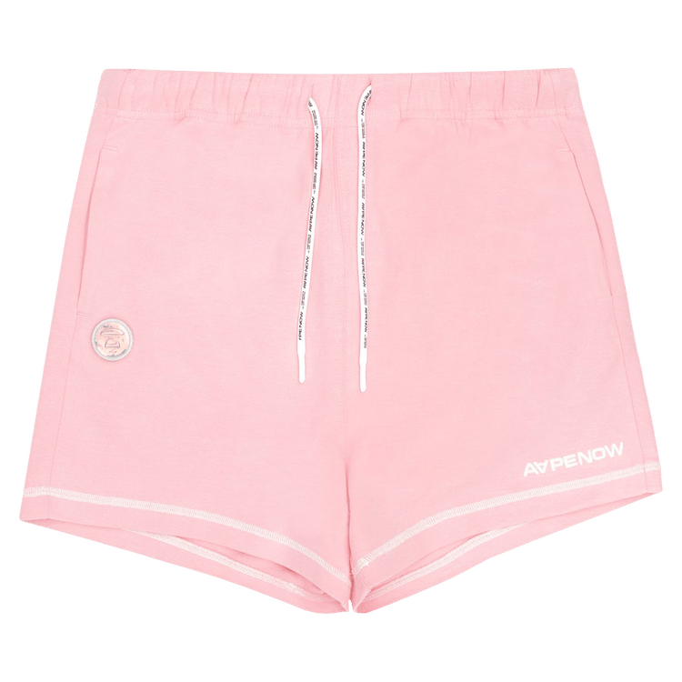 AAPE Moonface Drawstring Shorts "Pink/Light"